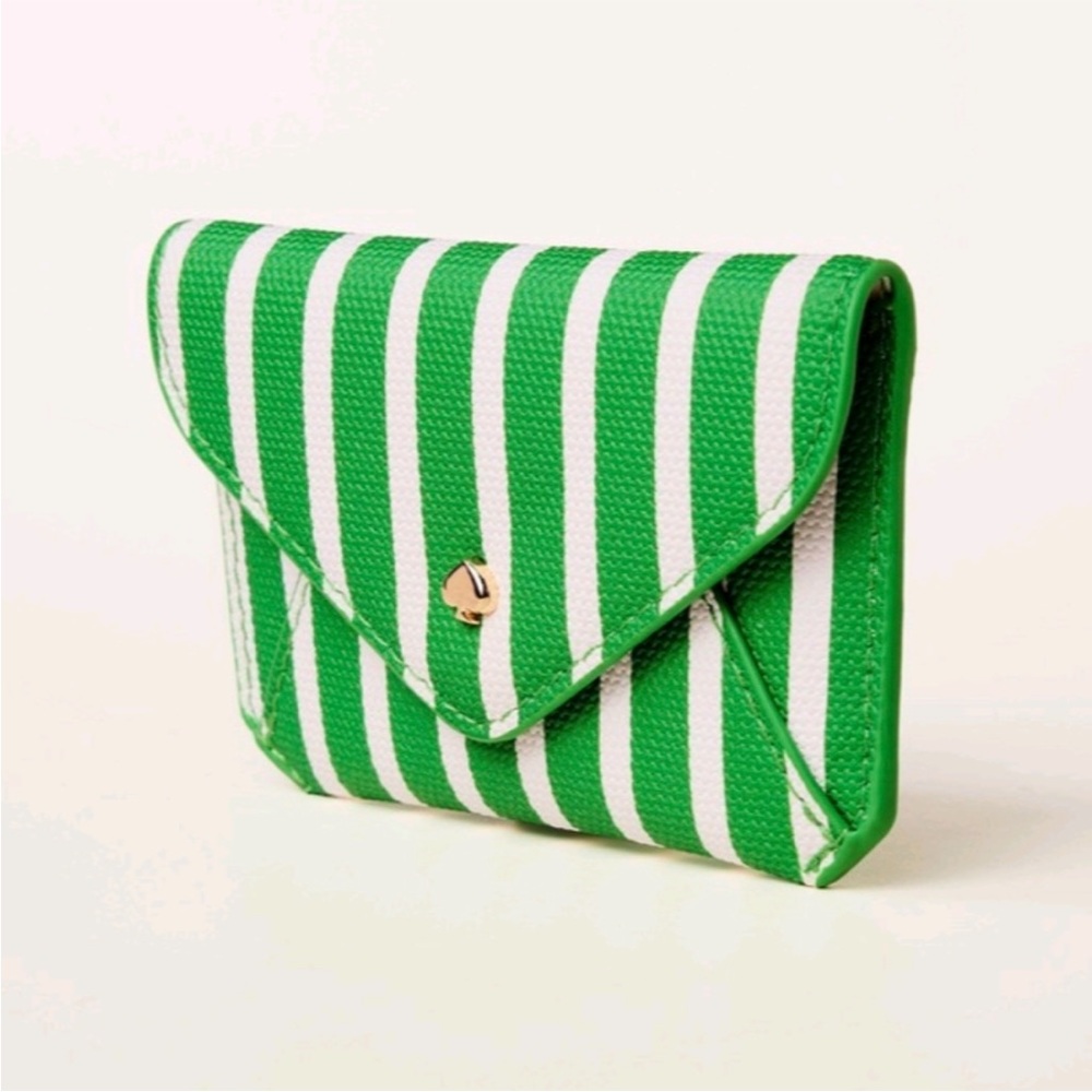 NWT Kate Spade New York x Target Stripe Envelope Card Case
Green/White - Picture 2 of 4